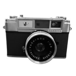 Yashica J w/‎ 50mm 2.8 Lens PARTS ONLY Shutter Release Not Working